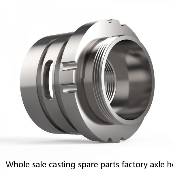 Whole sale casting spare parts factory axle housing accept customization