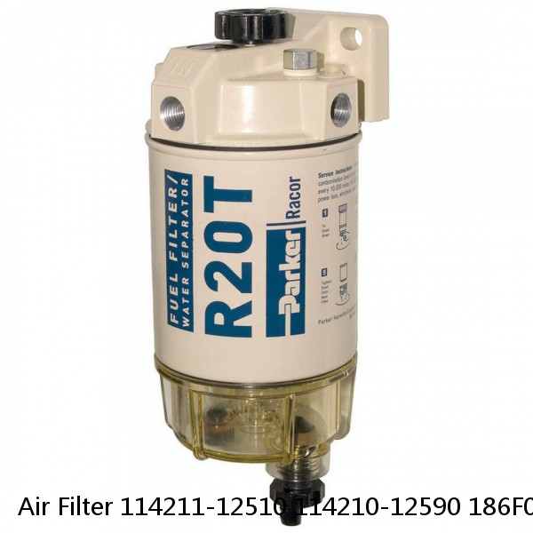 Air Filter 114211-12510 114210-12590 186F07100 for KM186FA KM186F L75 L90 L100 Diesel Generator Parts
