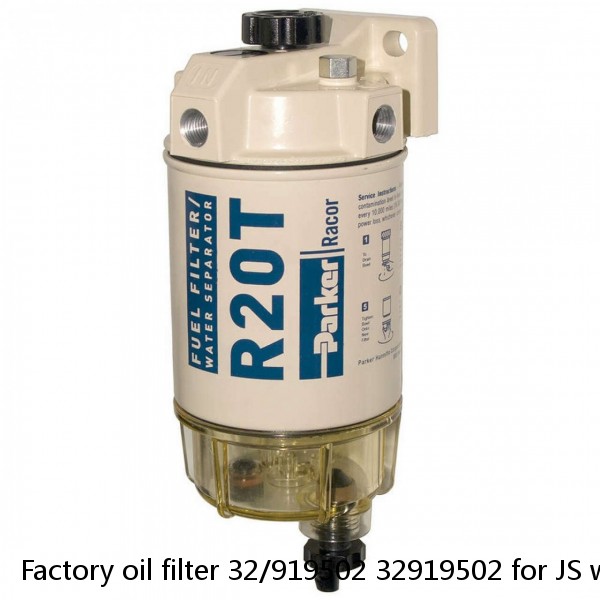 Factory oil filter 32/919502 32919502 for JS wheeled excavator