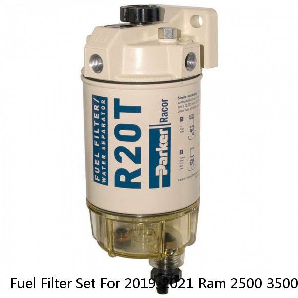 Fuel Filter Set For 2019-2021 Ram 2500 3500 4500 Diesel 68436631AA 68157291AA