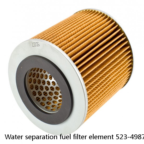 Water separation fuel filter element 523-4987 5234987 for construction machines