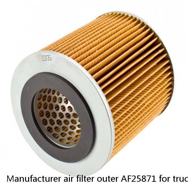 Manufacturer air filter outer AF25871 for truck engine parts