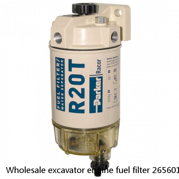 Wholesale excavator engine fuel filter 26560163 #1 small image