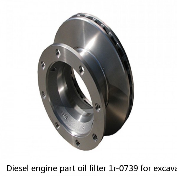 Diesel engine part oil filter 1r-0739 for excavator #1 image